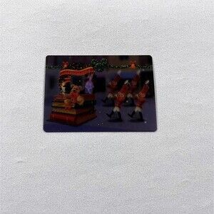 Disneyland 30 Years Christmas Fantasy Parade Magic Key Lenticular Card Teddy